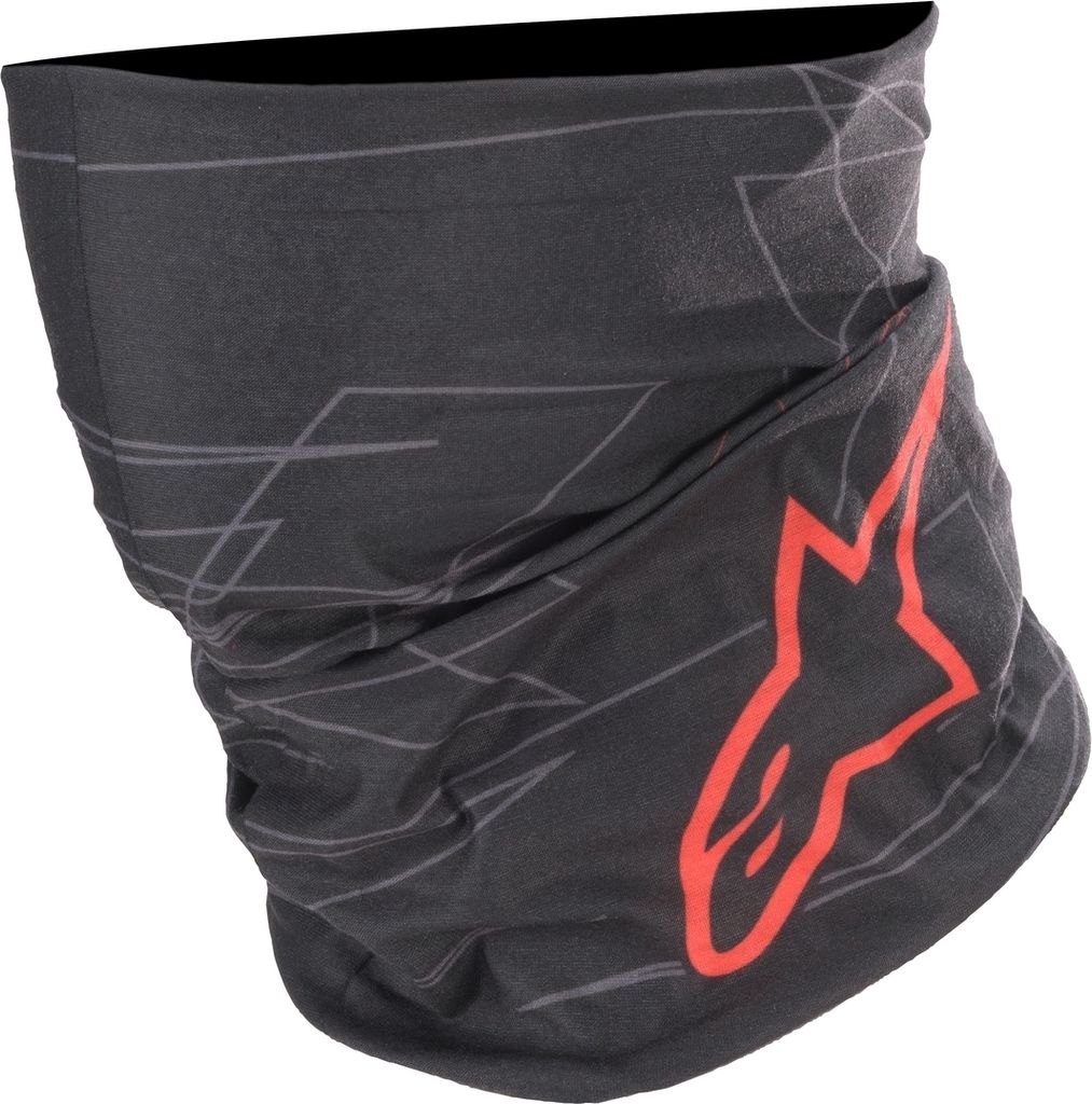 Alpinestars MM93 Pattern Multifunktionstuch, schwarz/rot, Einheitsgröße
