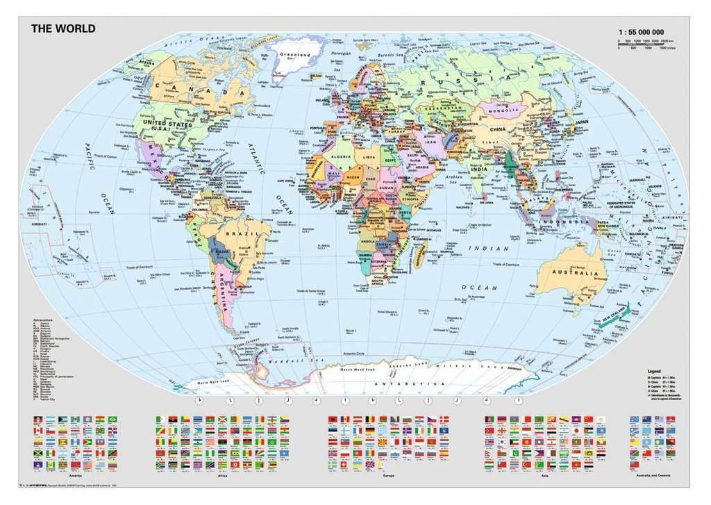 Politische Weltkarte Ravensburger 12000065 Produktbild 