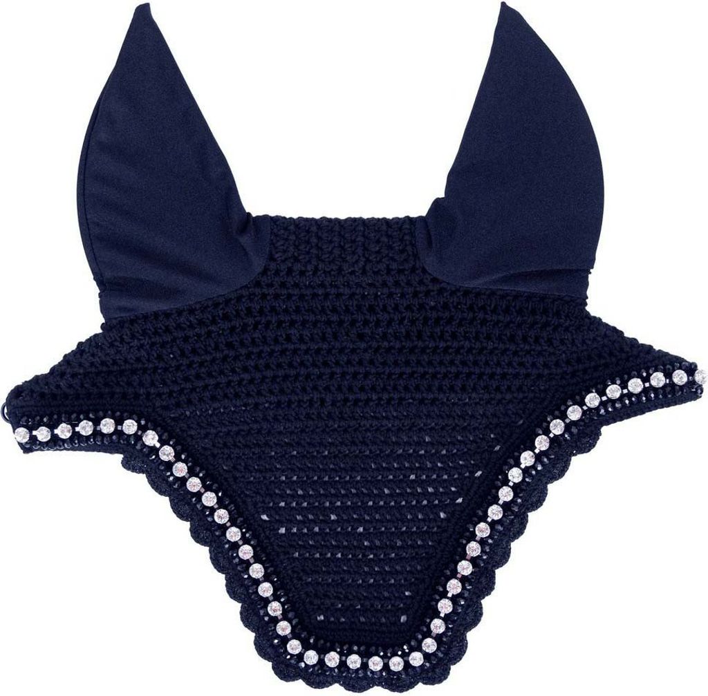 Kentucky Horsewear Fliegenmütze Wellington Big Stone & Pearl Navy Full