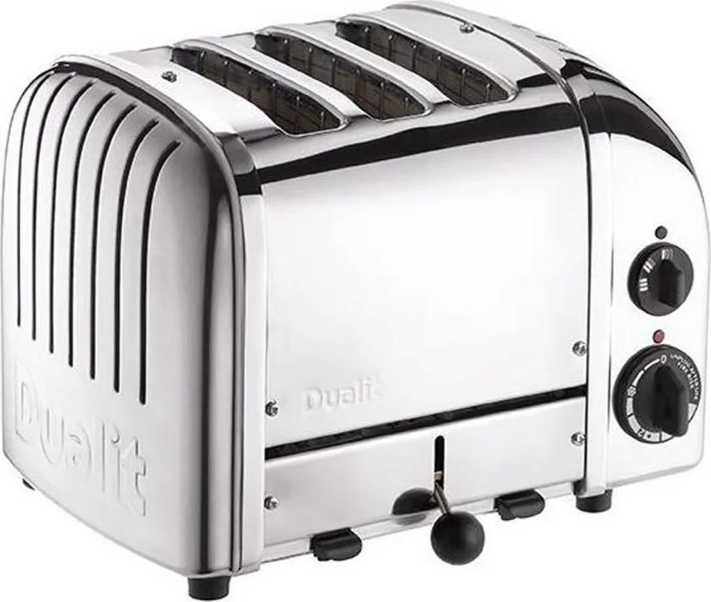 Grille-pain Dualit Classic AWS 3 fentes 1700W inox poli réf 30260