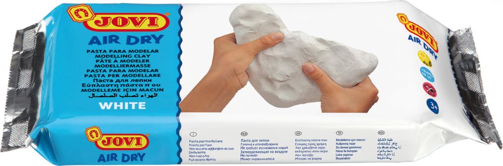 JOVI Modelliermasse Argilla essiccata ad aria weiß Immagine del prodotto 