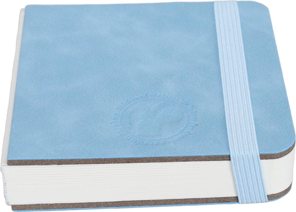 30 Sheet Watercolor Sketchbook Fine Grain Portable Pocket Watercolor Painting Paper 10 X 10cm Blue