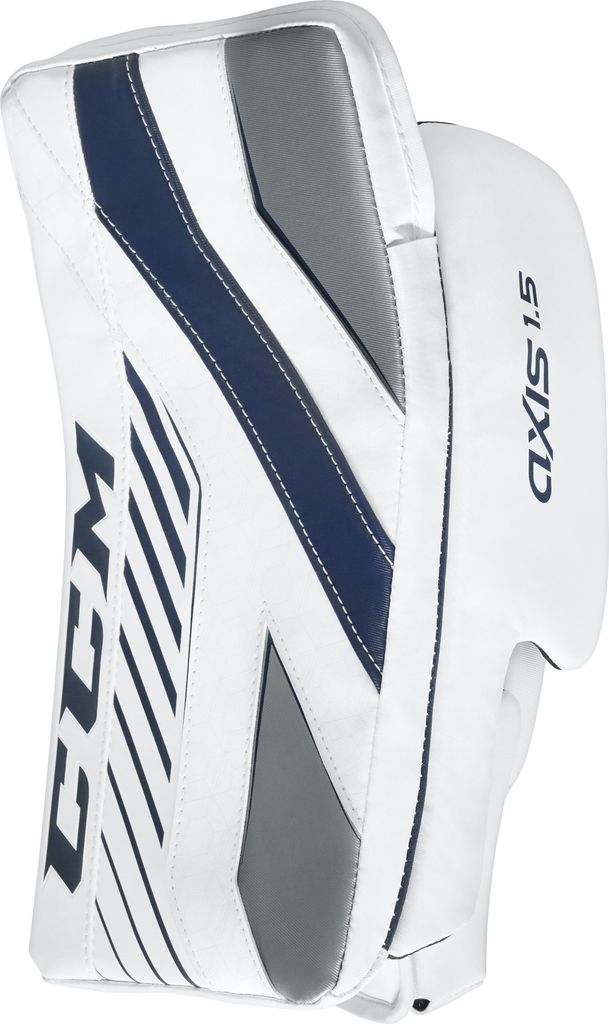 CCM Axis A1.5 Goalie Stockhand - Junior, Farbe:weiss, Spielseite:REG / Linksfänger
