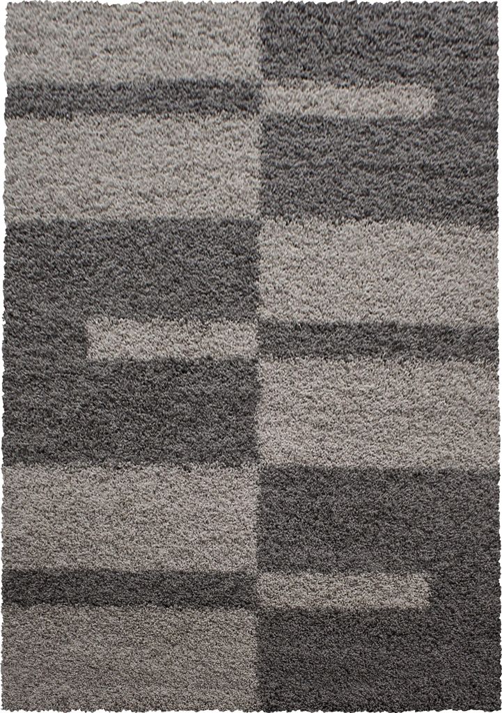 Alfombra para sala de estar, pelo alto, color taupe, Imagen del producto 