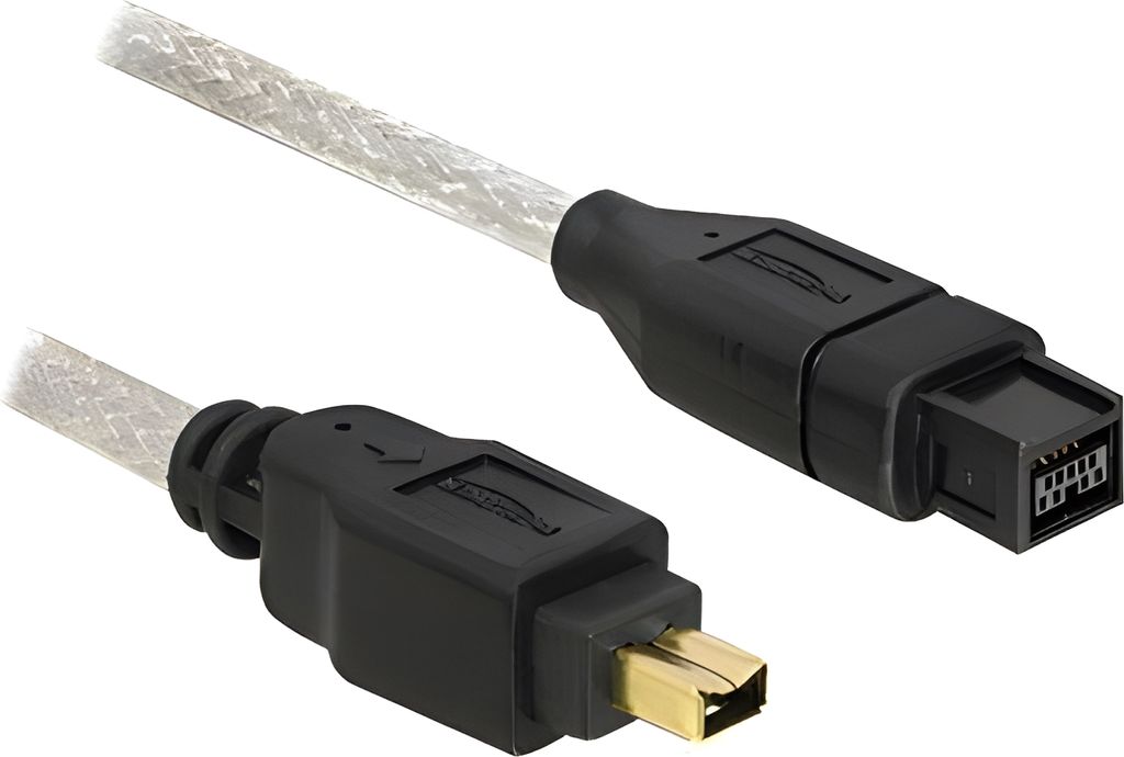 DELOCK FireWire-Kabel FW400 4Pin -> FW800 9Pin St/St 3.00