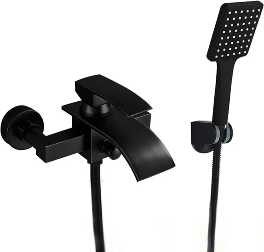 Rubinetto Bagno Ottone Nero Opaco - Alta Durata e Montaggio Facile