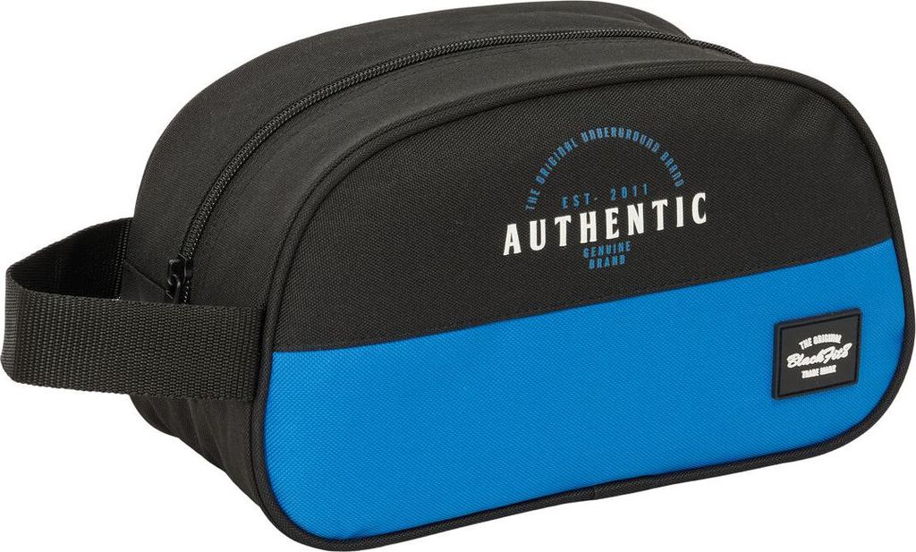 Reise-Toilettentasche BlackFit8 Underground Blau Schwarz 26 x 15 x 12 cm