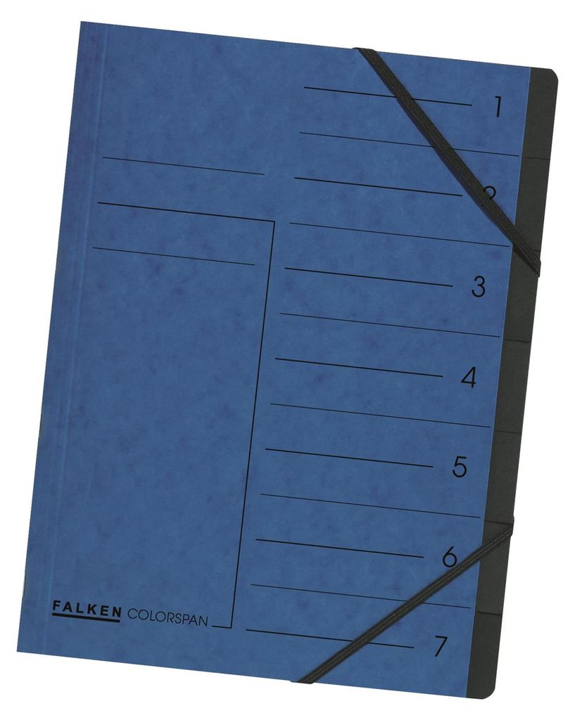 FALKEN Ordnungsmappe Verwendung für Papierformat: DIN A4 Grammatur: 355 g/m²