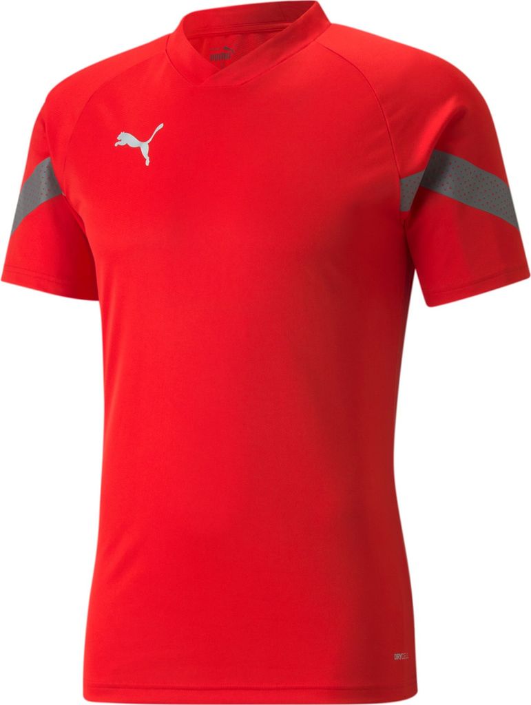 Puma teamFINAL Herren Trainingstrikot rot grau Gr XL