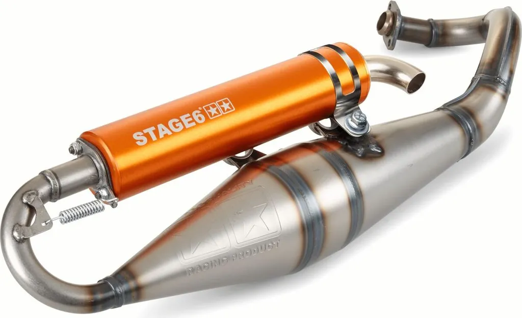 Système d'échappement Sport Stage6 Pro Replica MK2 pour Scooter Piaggio