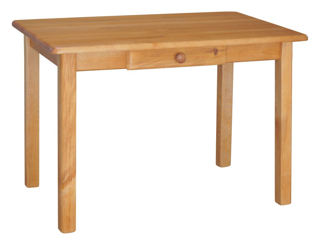 A simple wooden table.