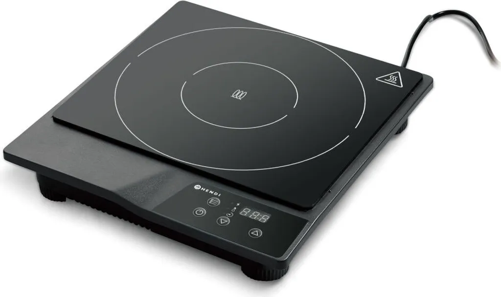 Hendi plaque à induction 1000929PRZEM - Réchaud de cuisson noir 2000W - 12