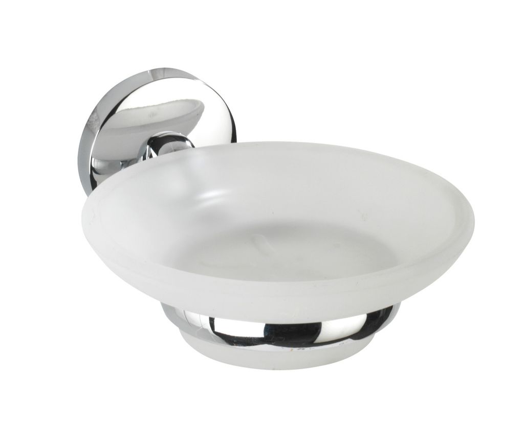 WENKO Seifen Ablage Cuba Bad Accessoires Gäste WC Halter Unterlage Schale Wand