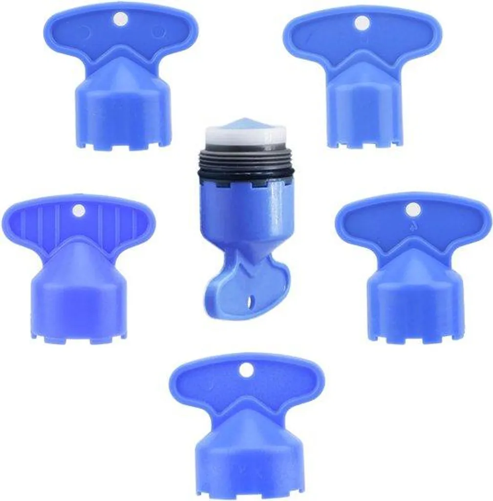 Réparer une fuite de robinet facilement avec ce lot de 5 clés en ABS noir