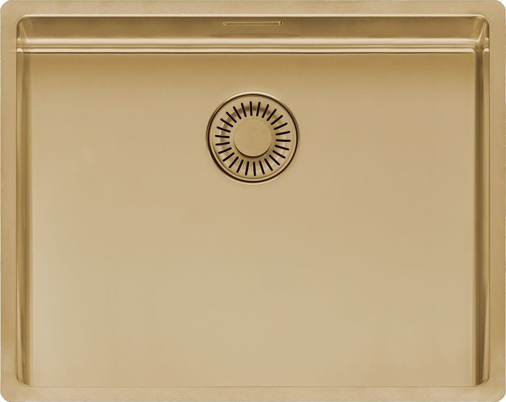 REGINOX R38765 Spüle NEW YORK 50X40 Comfort Gold II ab Schrankbreite 60 cm / Flächenbündig / Flacheinbau / Unterbau