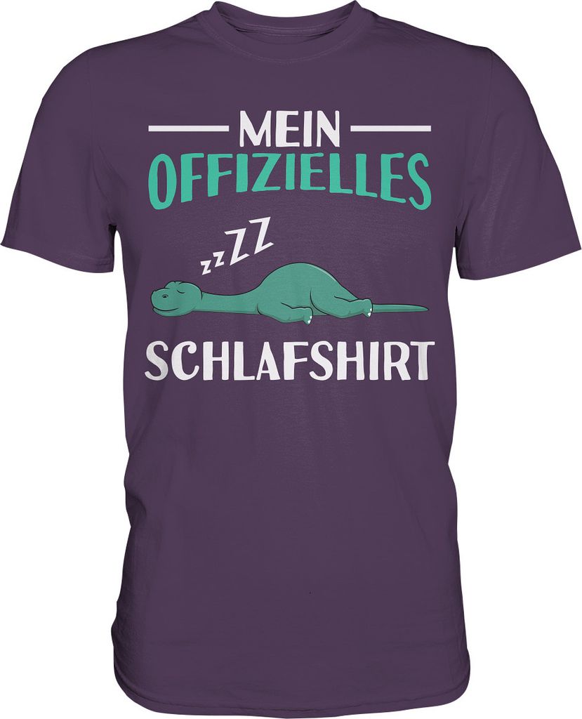 Offizielles Schlafshirt Dinosaurier Nachthemd Schlafanzug Produktbild 