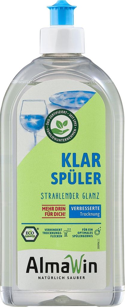 Leštidlo do myčky 500 ml, ekologické leštidlo, přírodní Obrázek produktu 
