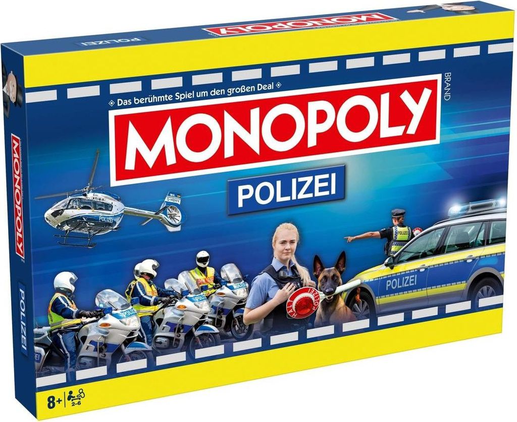 Monopoly - Polizei 2.0 Gesellschaftsspiel Brettspiel Spiel Produktbild 