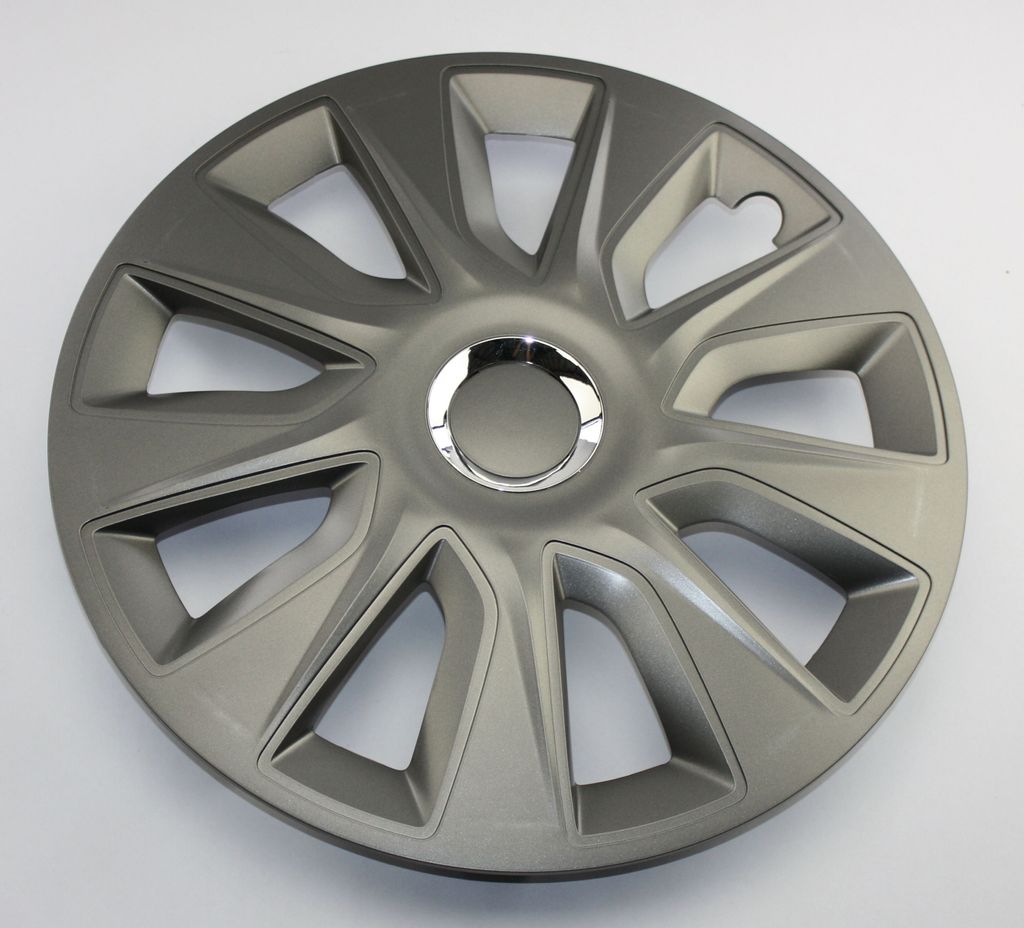 SET Radkappen Radzierblenden 4er Satz 16 Stratos dark