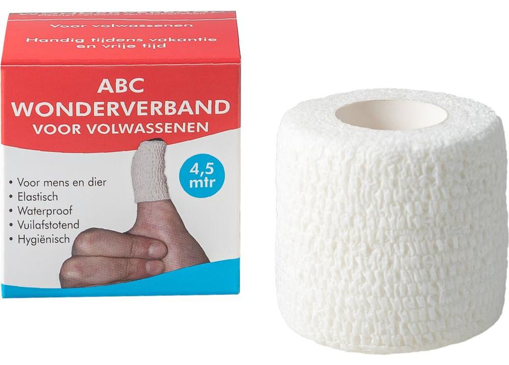 Abc Wundverband Wonderverband Weiß Erwachsene (1 Stück)