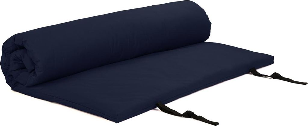 Shiatsumatte mit abnehmbarem Bezug 100x200 cm | blau | 4 lagig