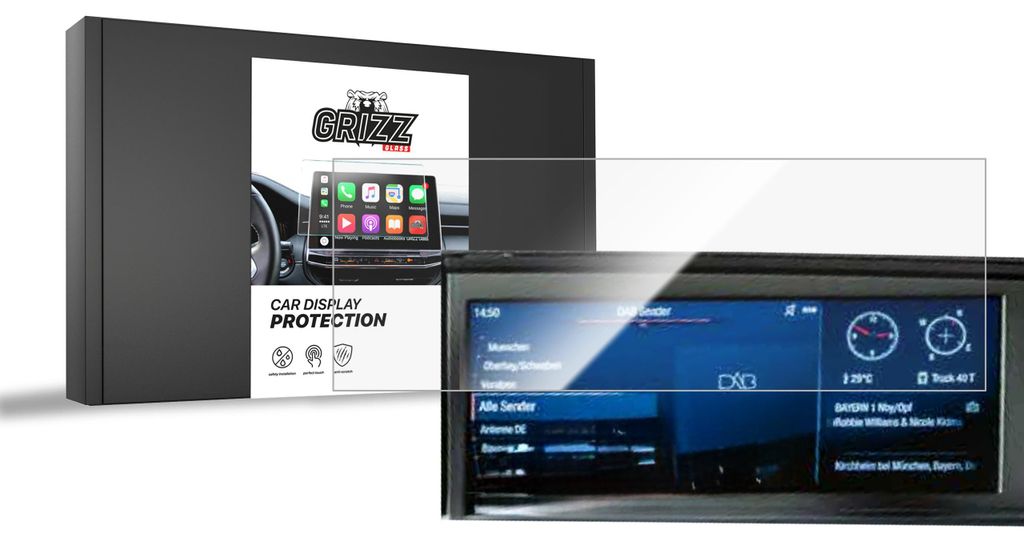Keramische Autodisplayfolie für MAN TGX 12,3", Grizz Protector
