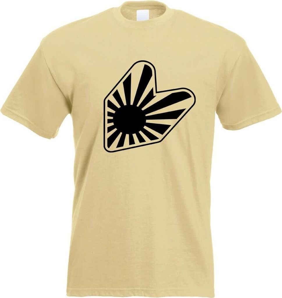 Kiwistar - T-Shirt - Khaki - JDM Japan Fahrer Motiv Bedruckt Funshirt Design Print - mit Motiv Bedruckt - Funshirt Design - Sport - Freizeit - Herr...