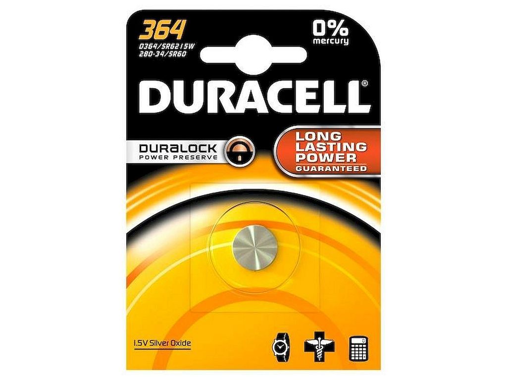 Duracell 067790, Einwegbatterie, SR60, Siler-Oxid (S), 1,5 Produktbild 