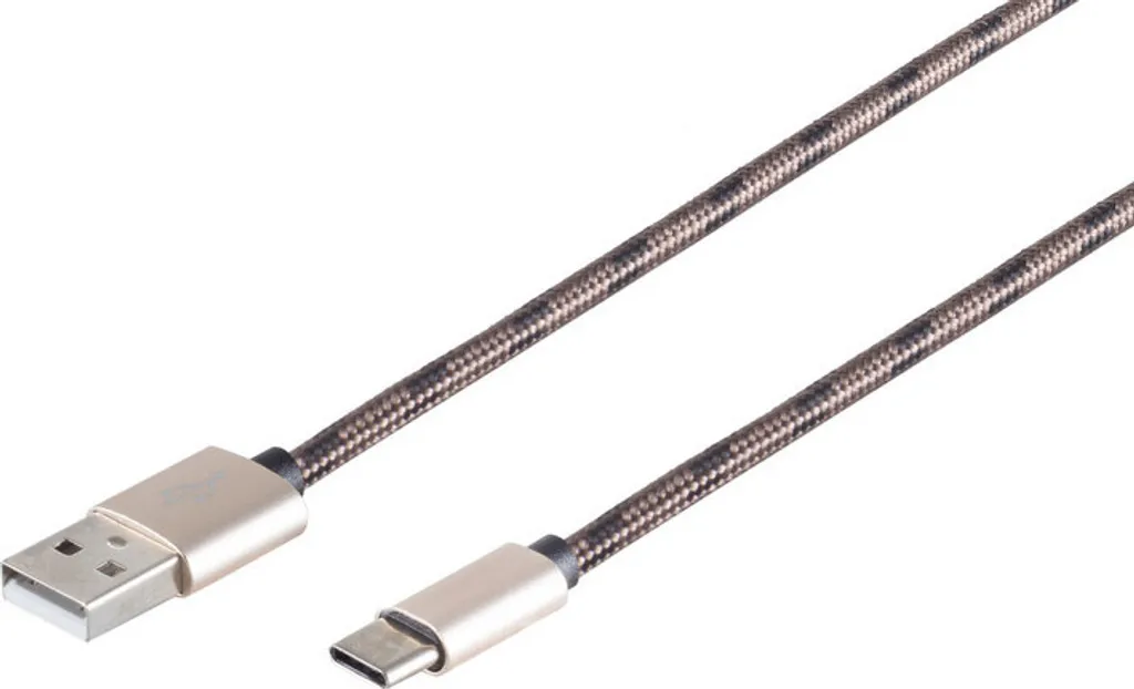 Cavetto Ricarica USB Tipo C 0.9m Marrone | Resistente e Veloce