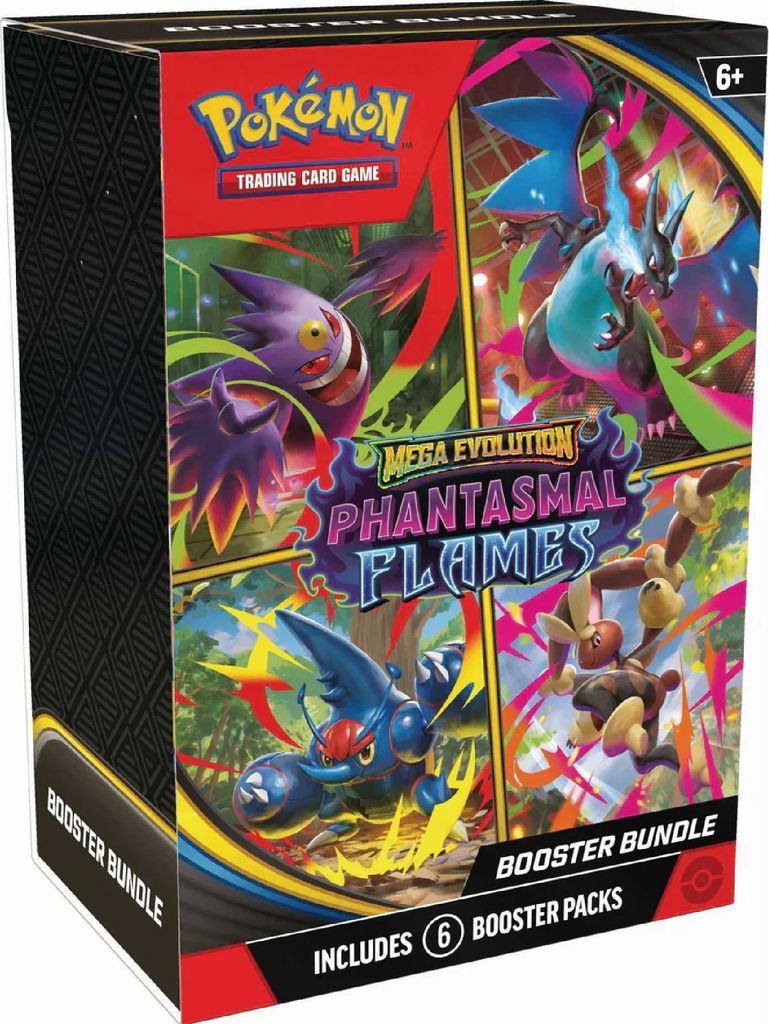 Balíček boosterů Pokémon TCG: Phantasmal Flames. Obrázek produktu 