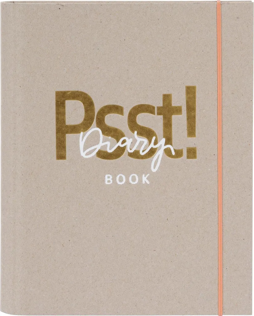 Carnet de notes 18.5x23 cm en cuir synthétique avec fermeture élastique