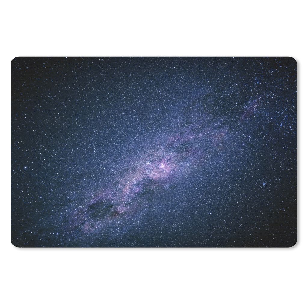 MuchoWow Schreibtischunterlage Galaxie - Sterne - Weltraum - Jungen - Mädchen - Kinder 60x40 cm - XXL Mauspad - Großes Mauspad