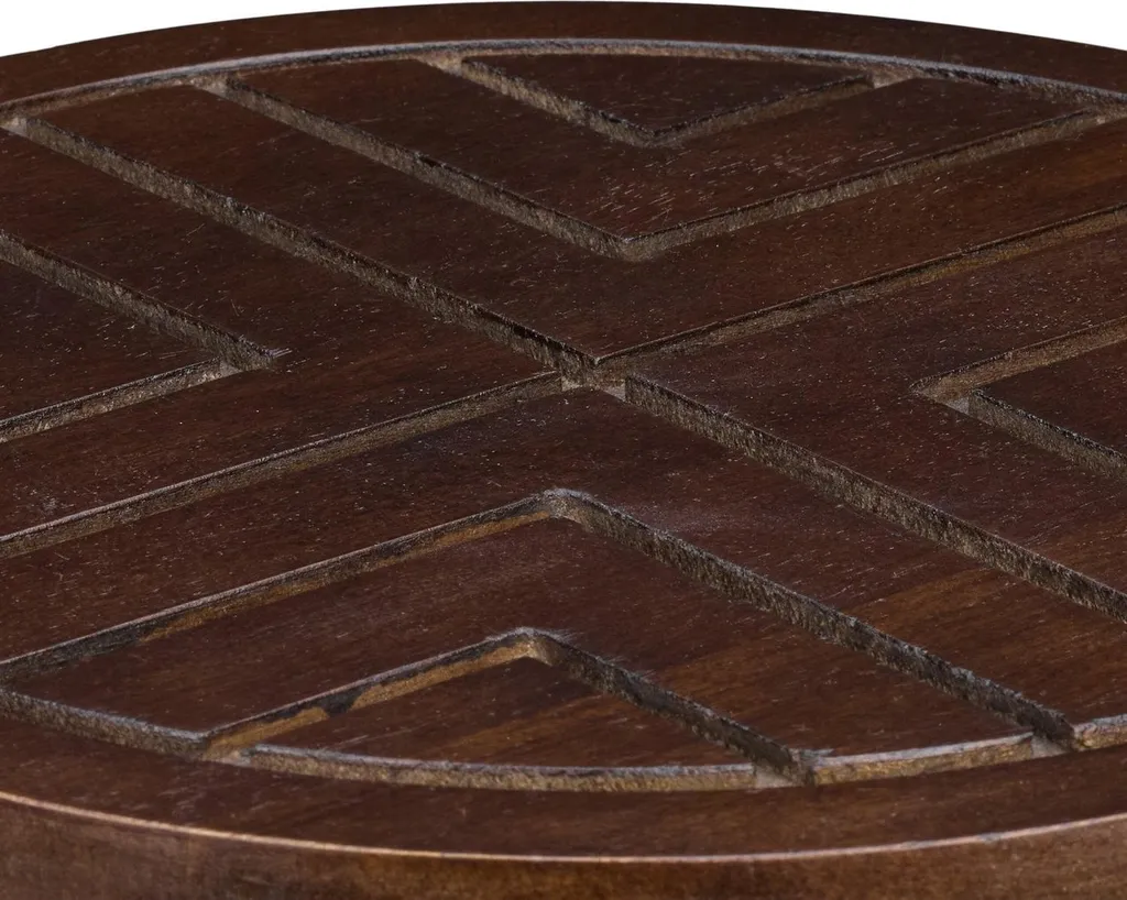 Ensemble de table 3 pièces en bois de manguier massif - Design Artisan - 6
