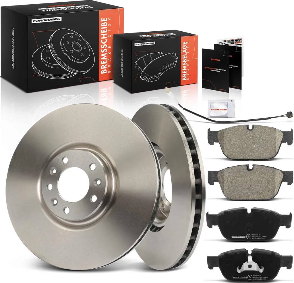 Kit disques et plaquettes de frein avant Frankberg pour Citroën C5 III