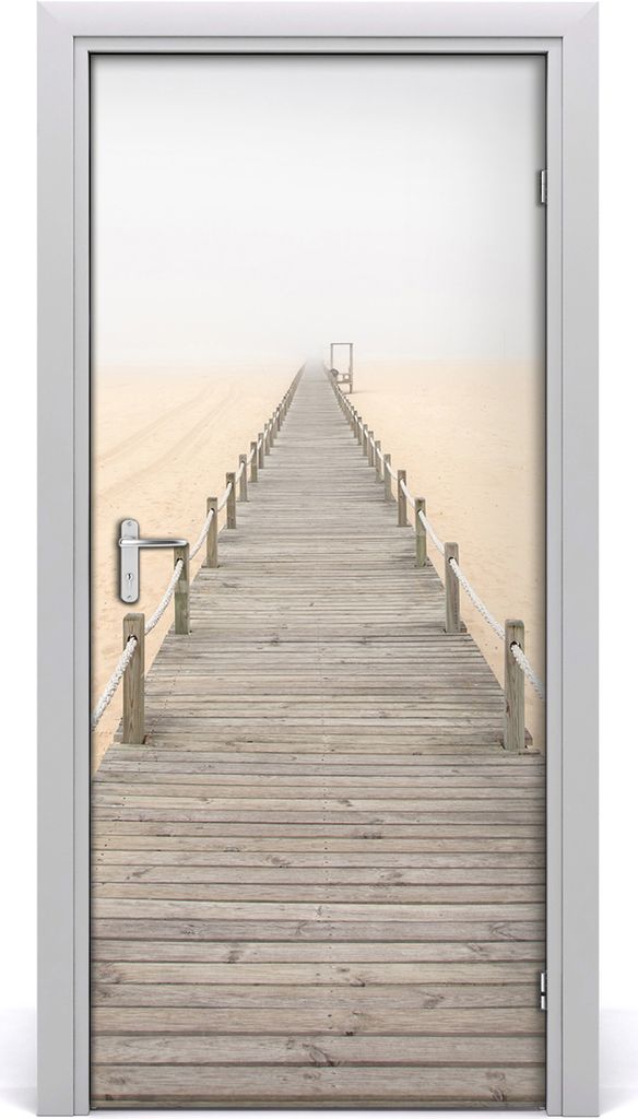 Tulup Türaufkleber 95x205 cm Dekorative Aufkleber Selbstklebend Wasserdichte Tapete Abnehmbar Schlafzimmer Wohnzimmer Wohnkultur - Weg zum Strand
