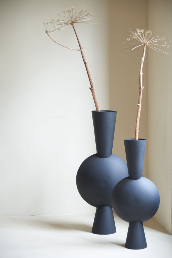 Light & Living - Vase KAVANDU - 37,5x22x81cm - Schwarz Produktbild 4