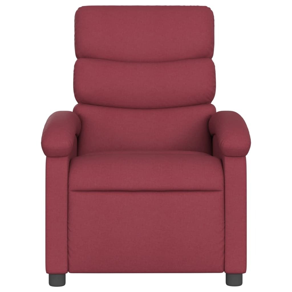 "Winterschlussverkauf "Einzelsessel moderne - CLORIS - Relaxsessel - Polstersessel Weinrot Stoff - 70 x 92 x 99,5 cm - DEMöbel2641773