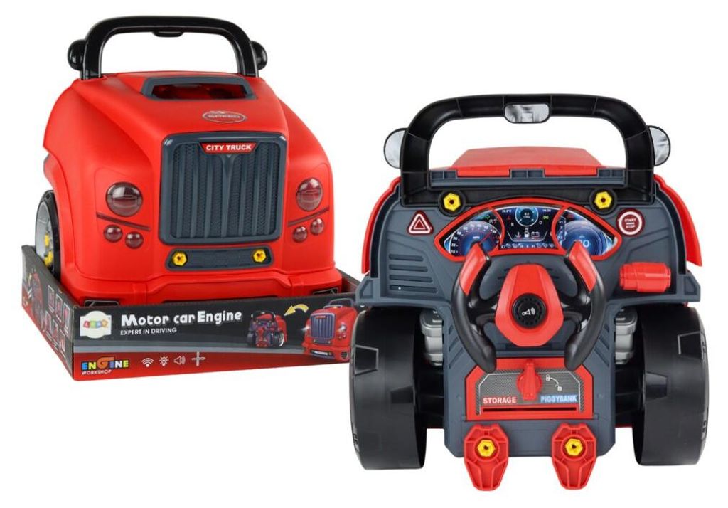Lean Toys Werkstatt Motor LKW Demontage Set Lastwagen Produktbild 
