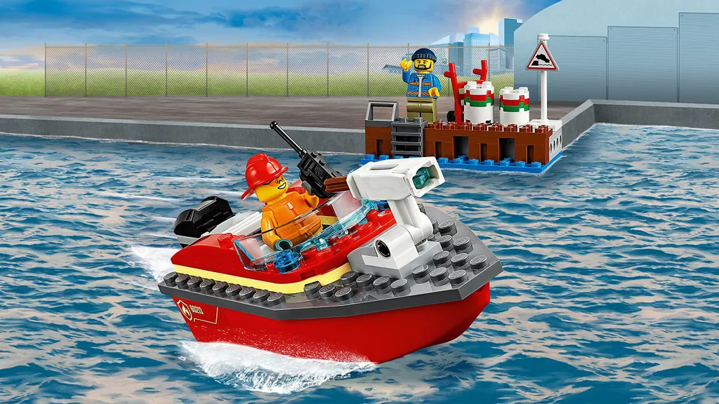 Jeu de Construction LEGO City 60213 pour Créer des Missions de Secours