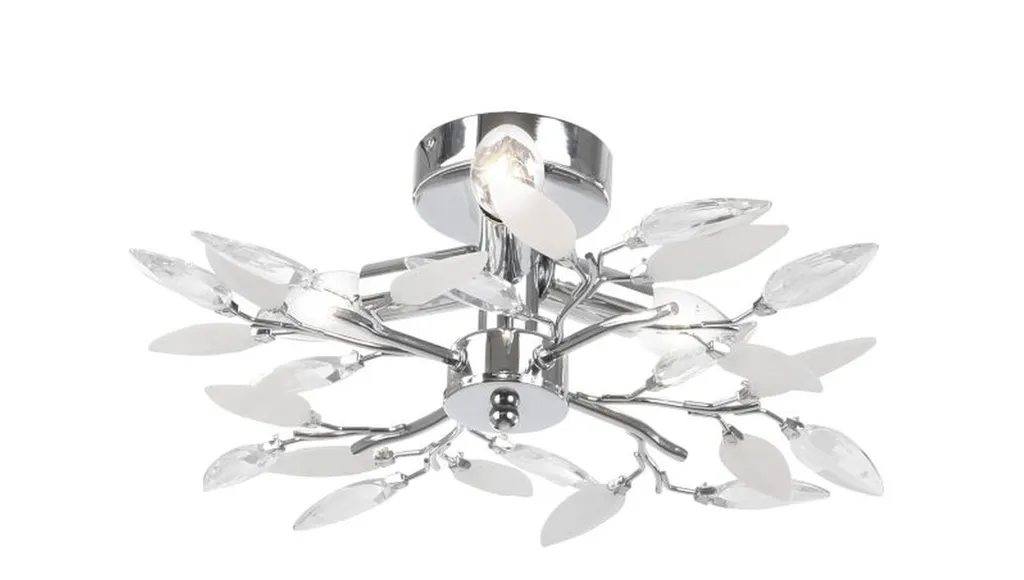 Luminaire de plafond Vida Globo 63160-3 avec 3 spots design en verre