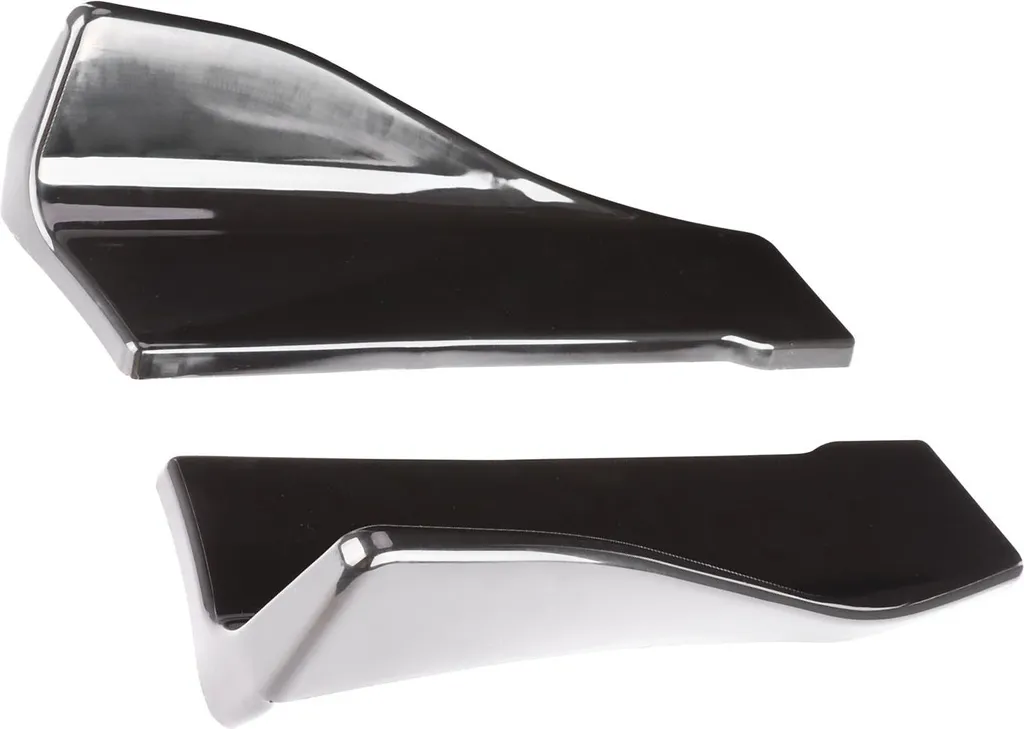 Diffuseur Arrière Universel Noir Brillant - Pack de 2 avec Fixations - 4