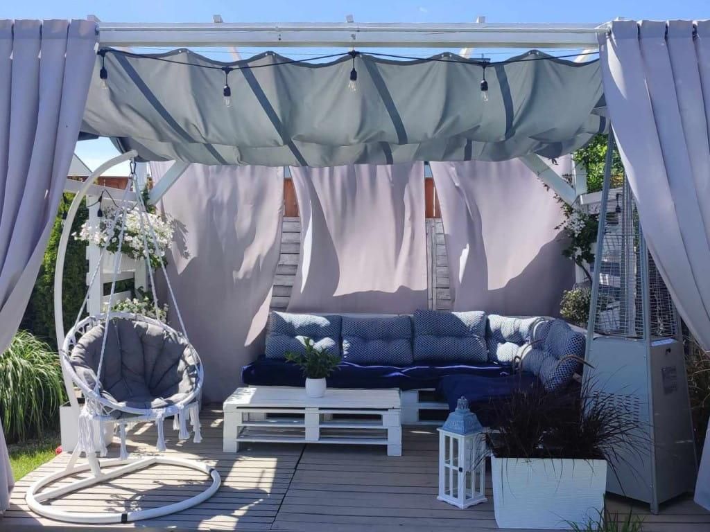Wasserdichtes Rollsegel 1,5 x 4 m, beige