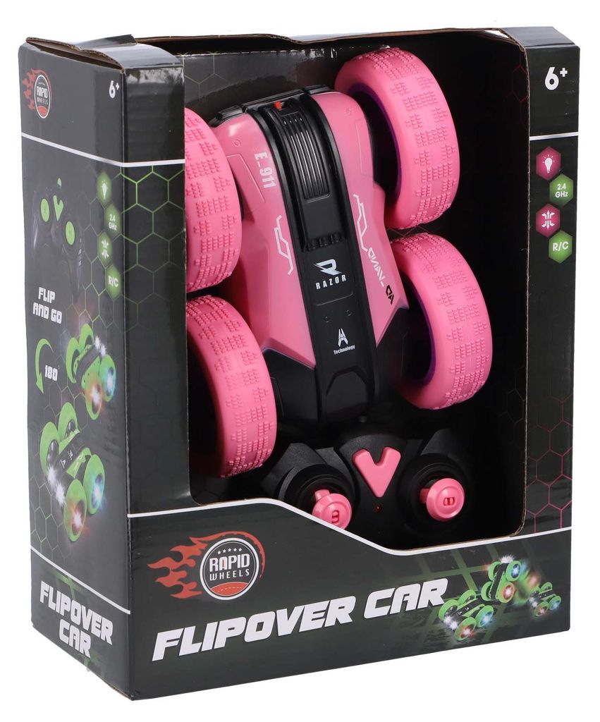 Rapid Wheels auto na diaľkové ovládanie Flipover ružové Obrázok produktu 
