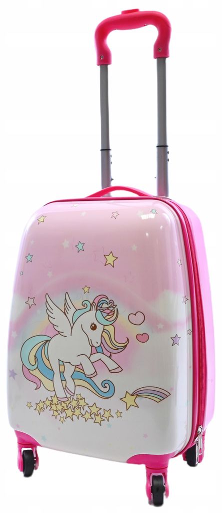 Magischer Einhorn Kinderkoffer Handgepäck Reisekoffer mit 4 Produktbild 
