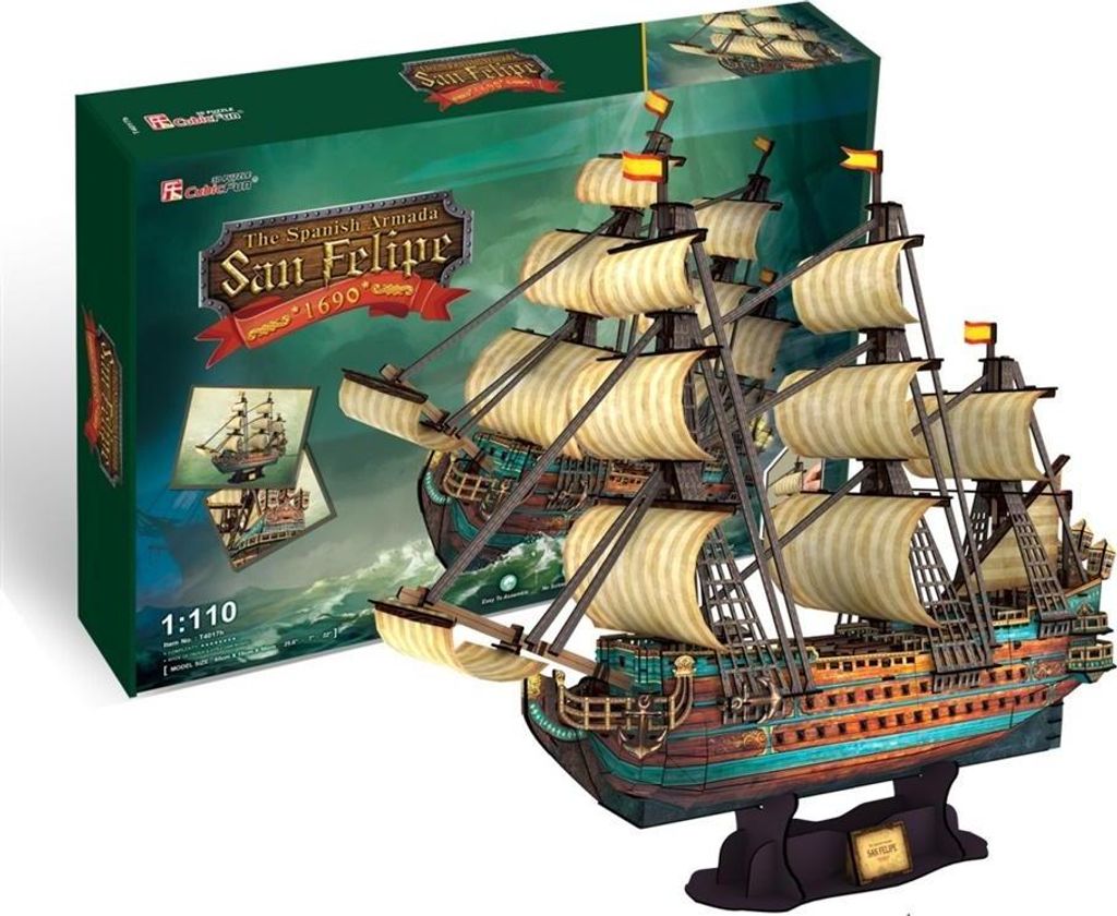 Cubic Fun CUBICFUN 3D puzzle Sp. Armada: The San Felipe