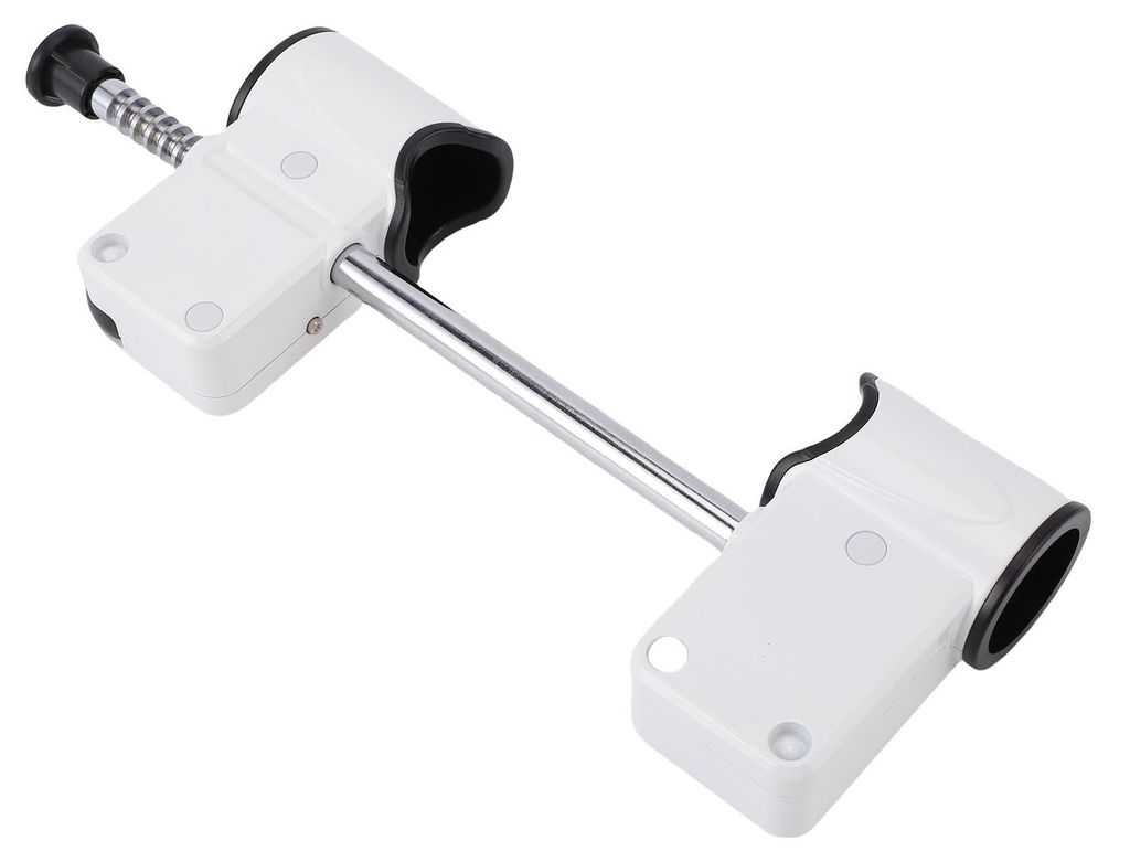 Double Door Code Lock 3 Digit Password Retractable Rod Alloy Steel French Door Lockout Device for Home