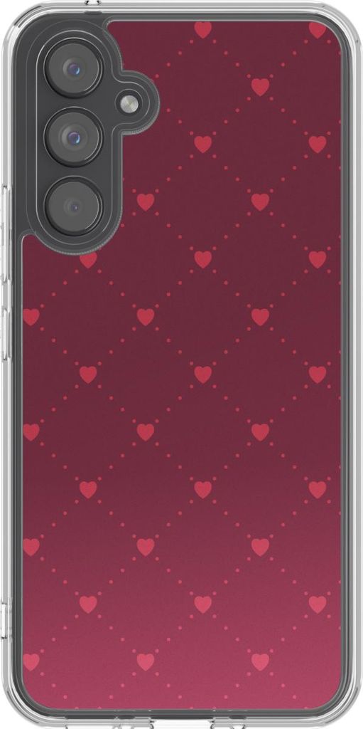 imoshion Design Hülle Samsung Galaxy A54 (5G) - Crush Check Coral Dust