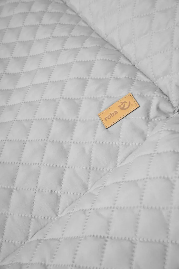 Fond de parc bébé molletonné gris argenté roba Style, taille ajustable - 12