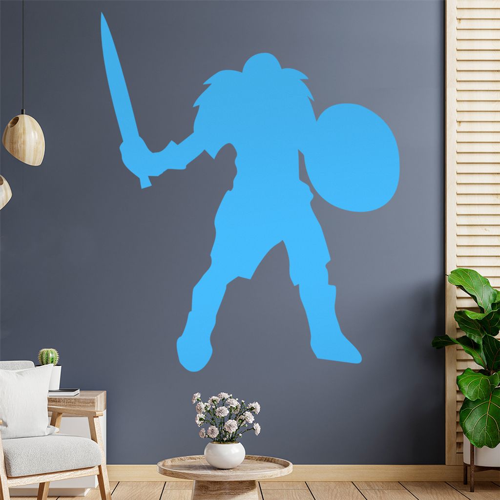 Wikinger Krieger Krieg WWIII Wandtattoo Wandaufkleber Wall Sticker - Dekoration, Küche, Wohnzimmer, Schlafzimmer, Badezimmer