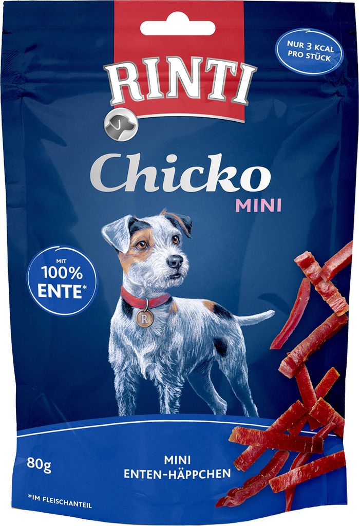 Rinti Chicko Mini Ente - zarte Enten-Häppchen 80g
